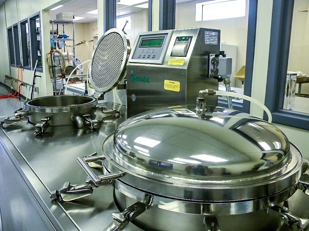 Stainless steel laboratory equipment with electronic controls