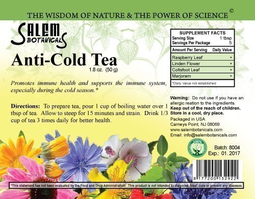 Anti-Cold Blend Herbal Teas