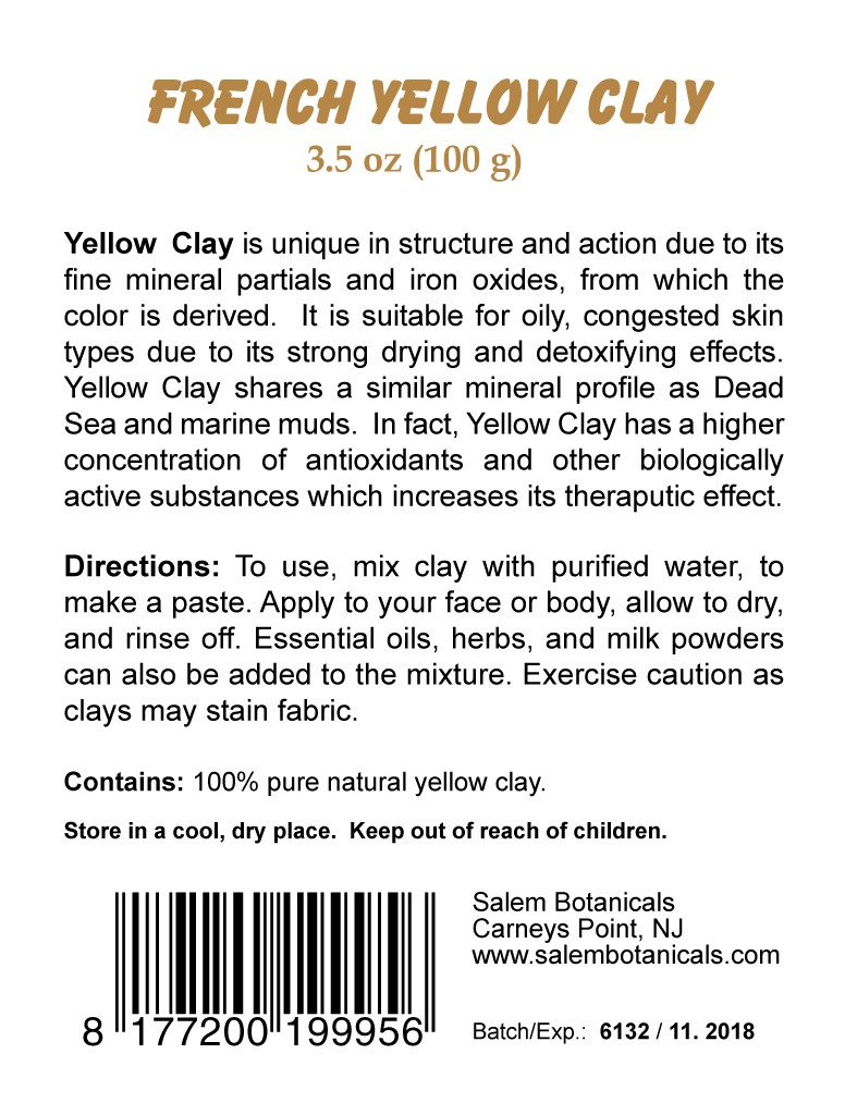 Clay Yellow Skin Care