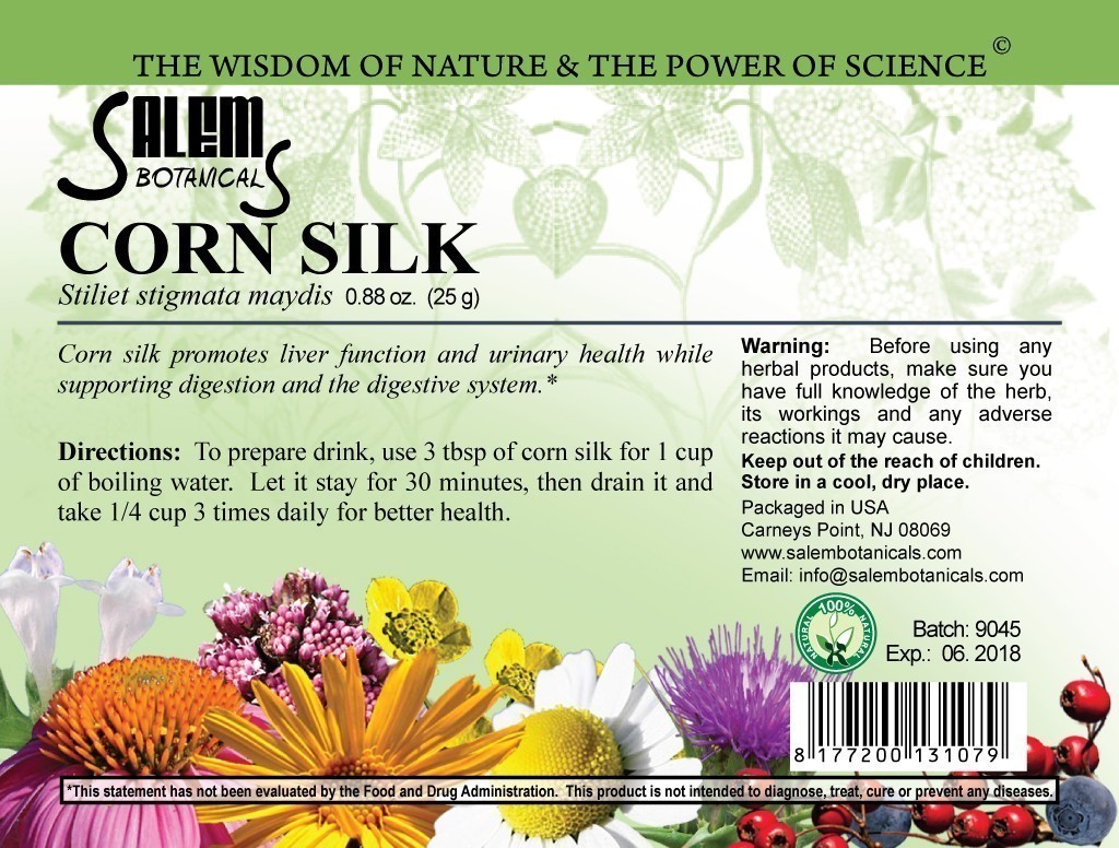 Corn Silk Dry Herbs, Berries and Fruits