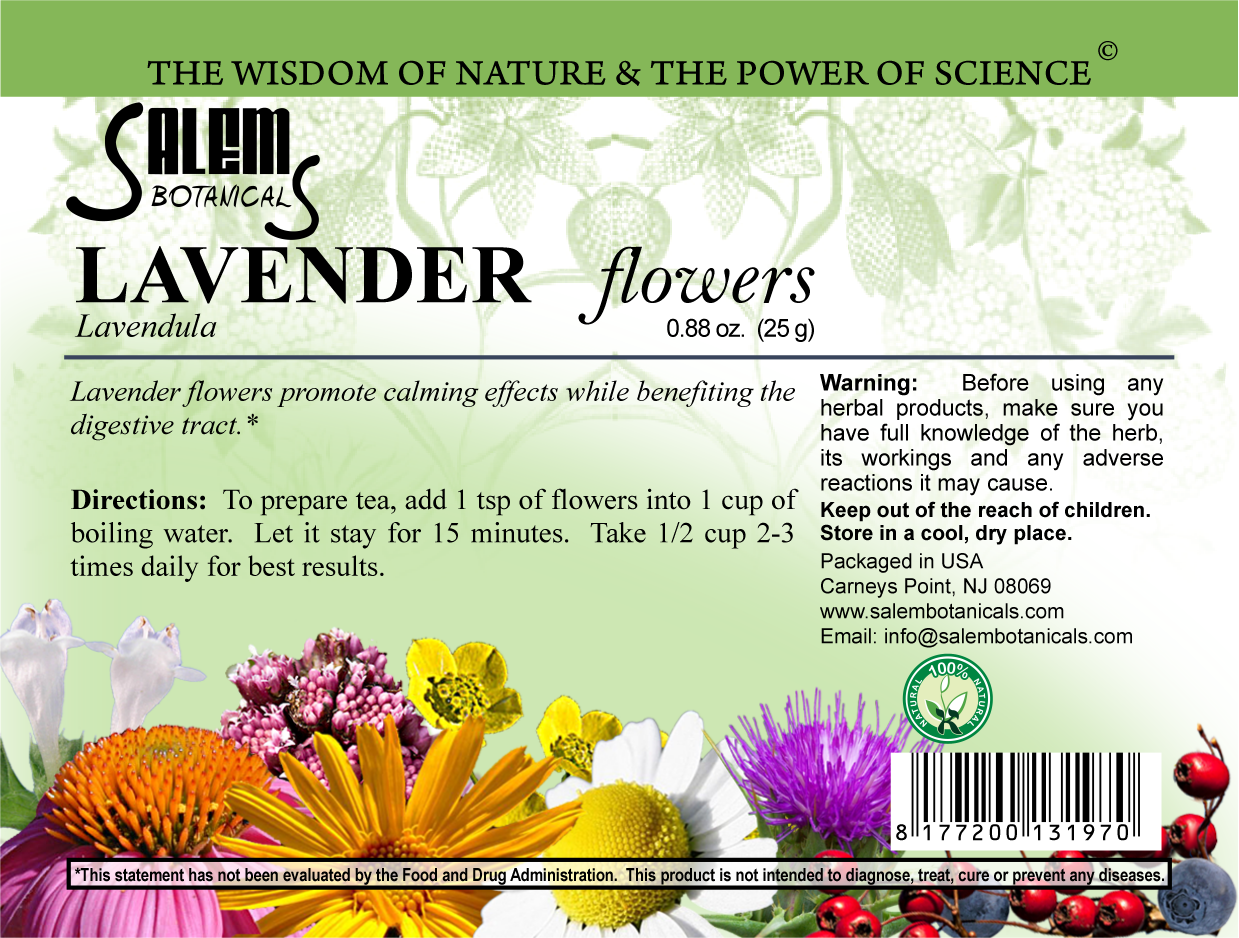 Lavender Flower Dry Herbs, Berries and Fruits