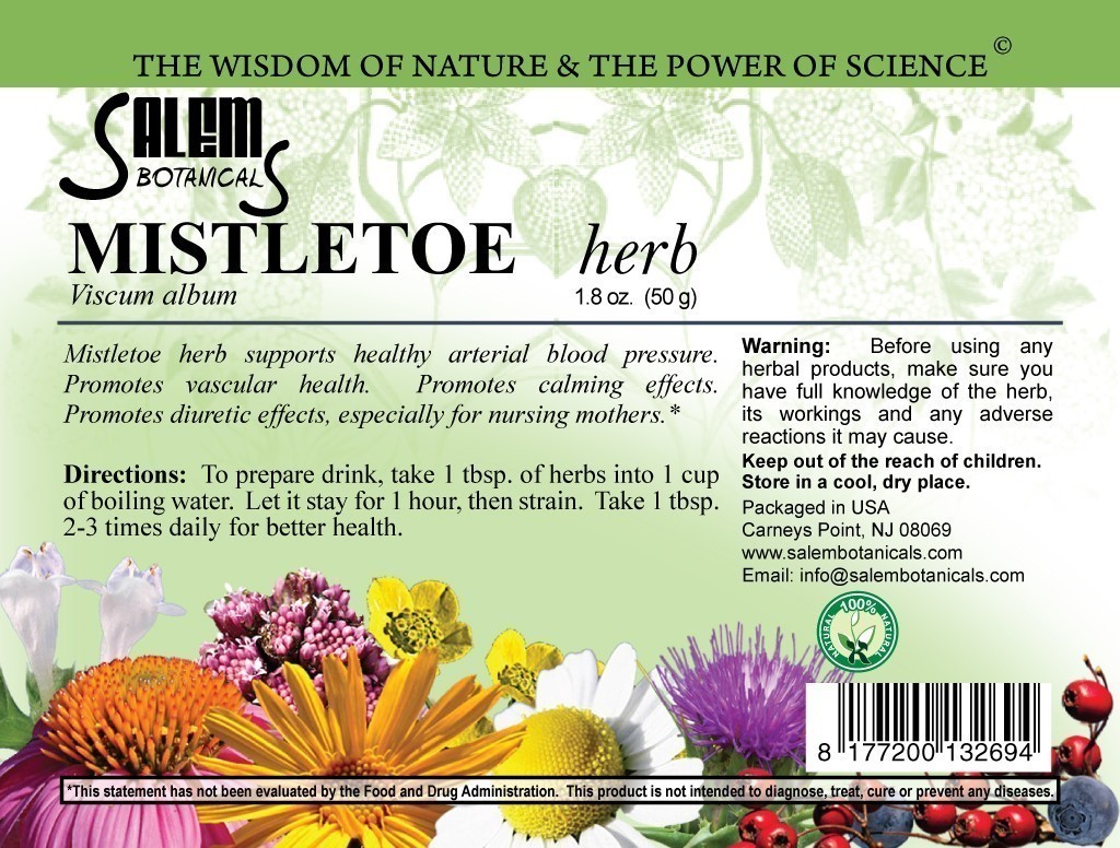 Mistletoe Herb Dry Herbs, Berries and Fruits