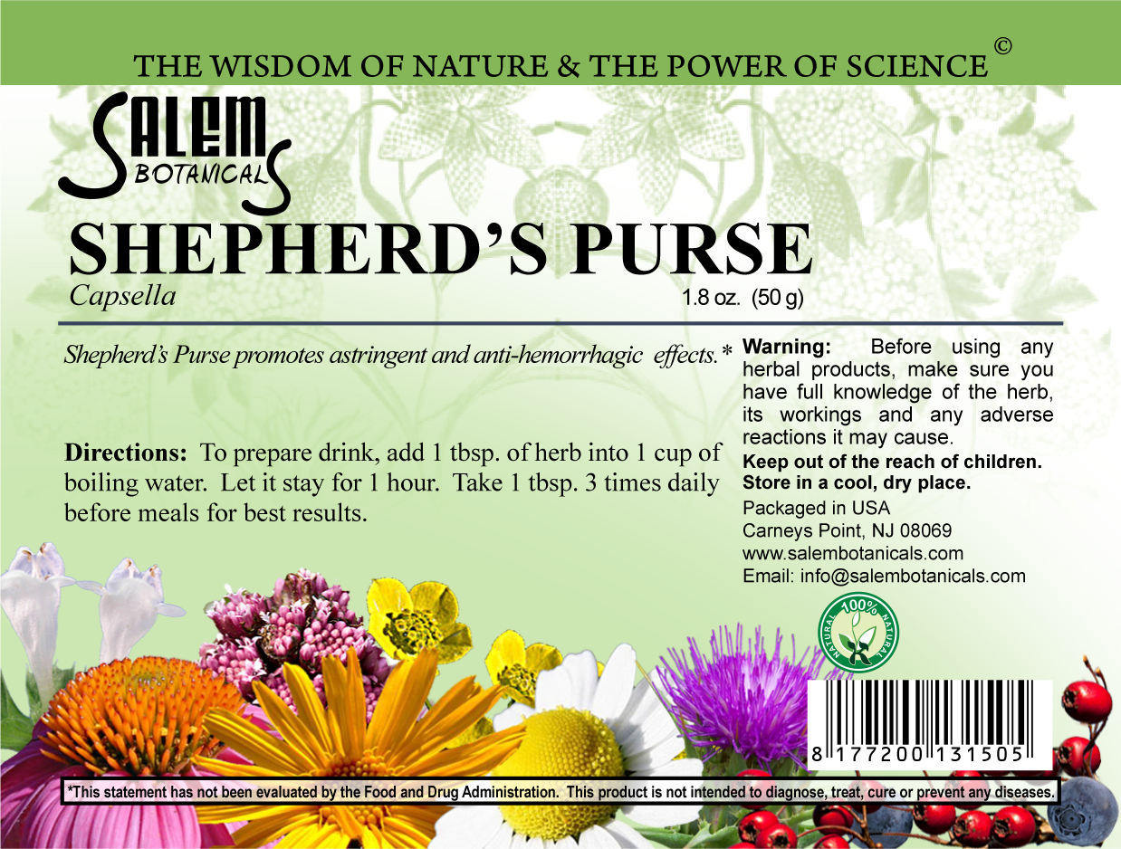 Shepherd’s Purse Herb Dry Herbs, Berries and Fruits