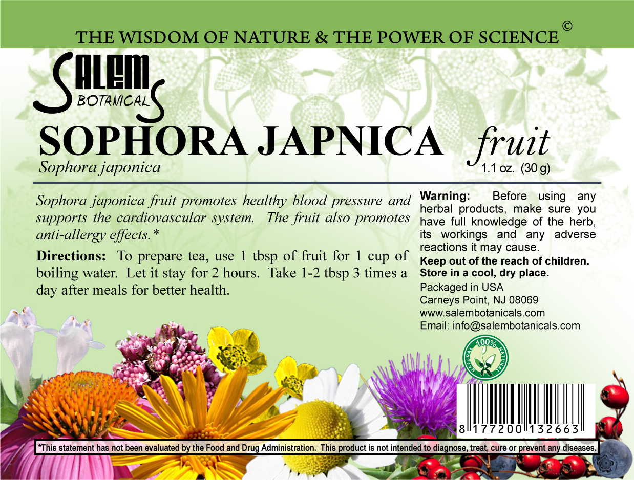 Sophora Japonica Fruit Dry Herbs, Berries and Fruits