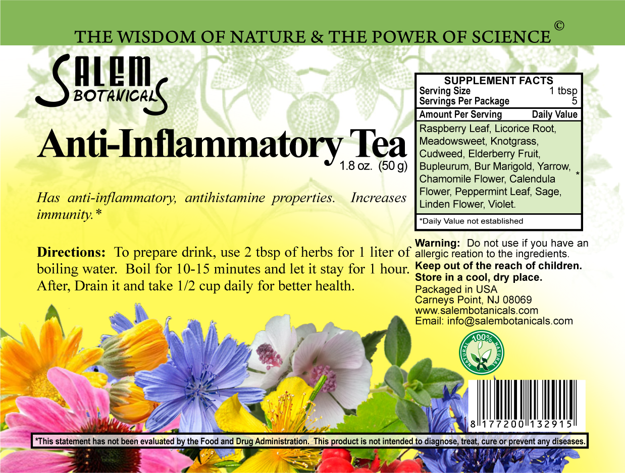 Anti-Inflammatory Blend Herbal Teas