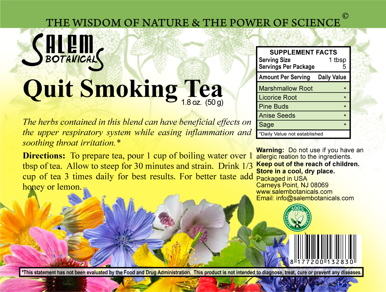 Quit Smoking Blend Herbal Teas