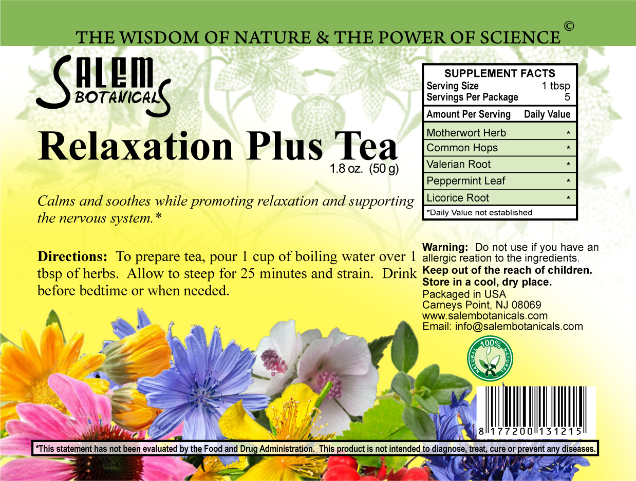 Relaxation Plus Blend Herbal Teas