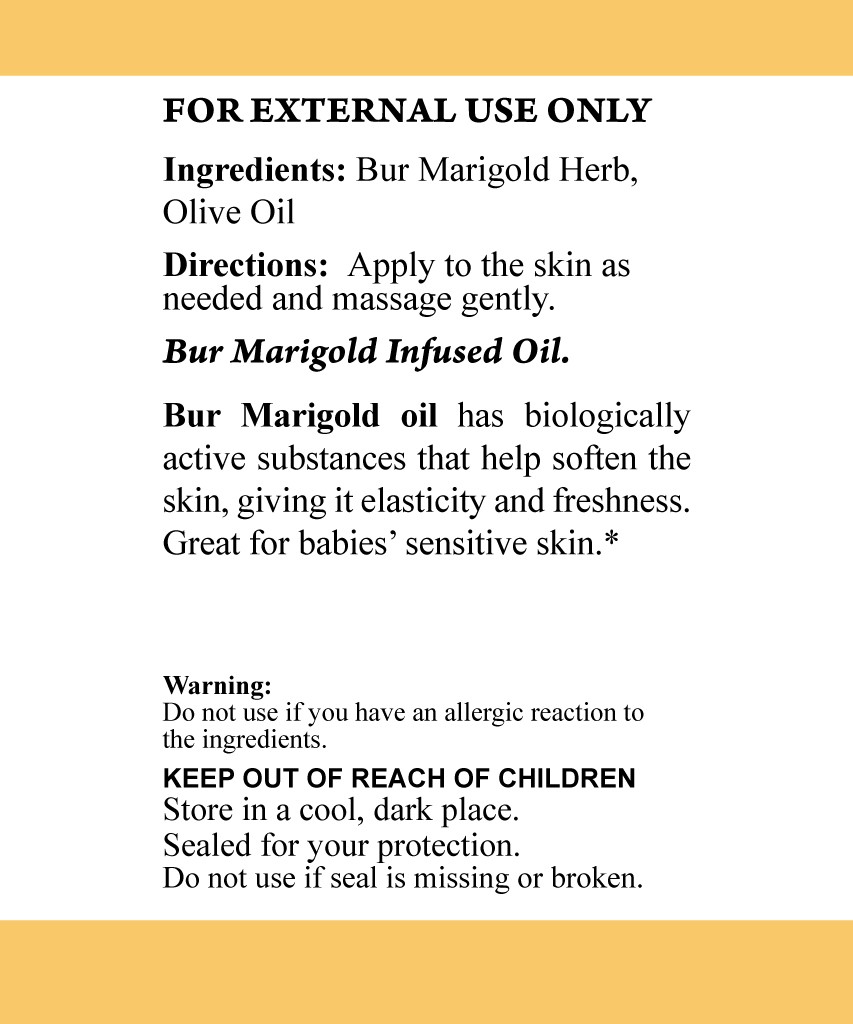 Bur Marigold Oil Oils