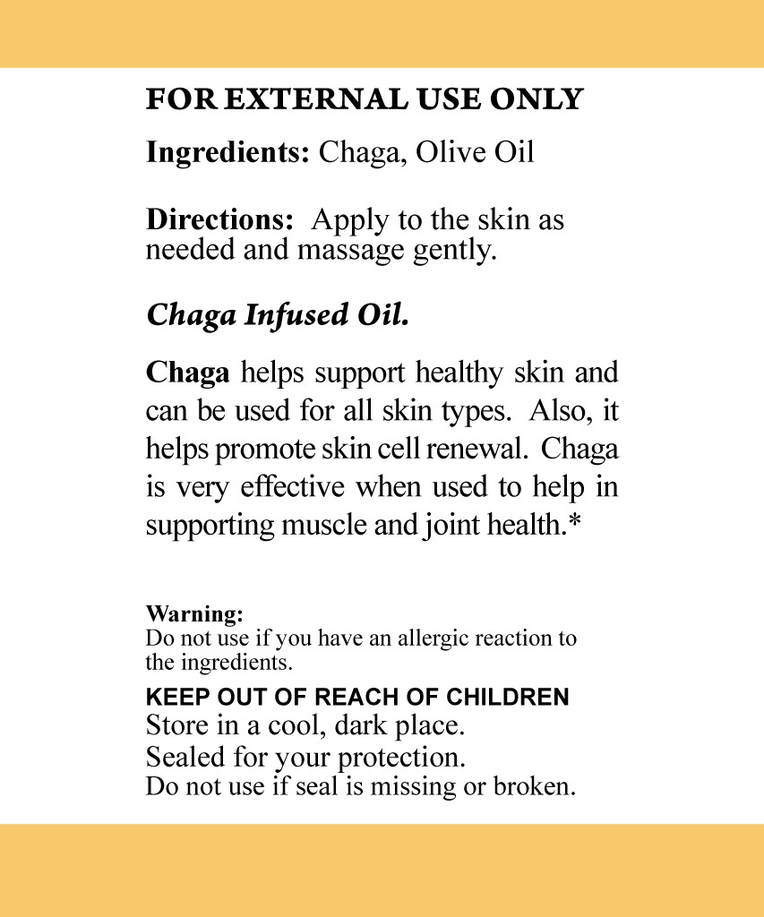 Chaga Oil Oils