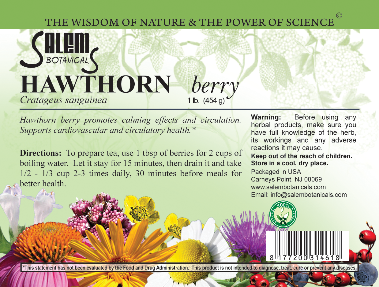 Hawthorn Berry Dry Herbs, Berries and Fruits