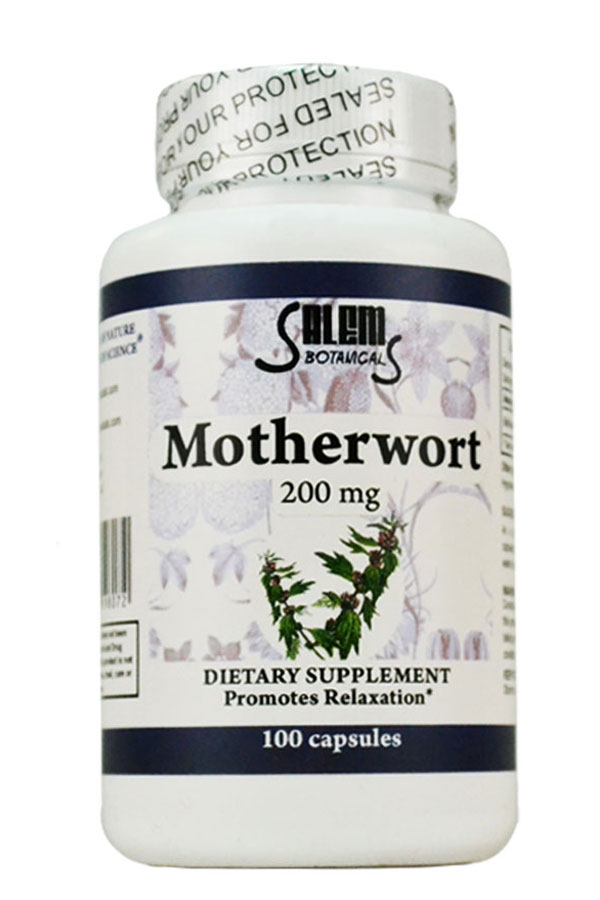 Motherwort Capsules Dietary Supplements